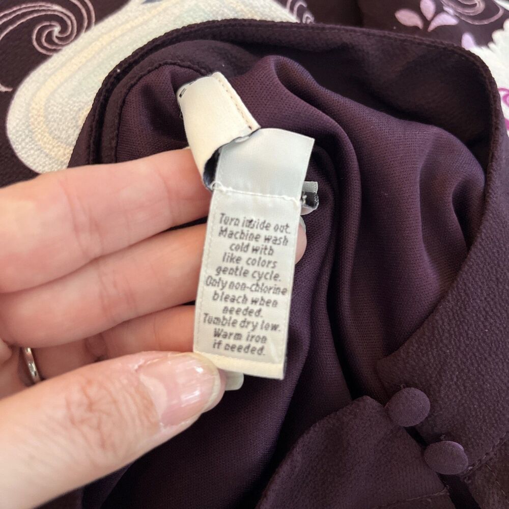 Lane Bryant Purple and White Floral Midi Dress - Picture 11 of 15